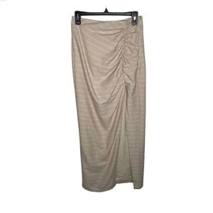 Lulus Cream Maxi Skirt